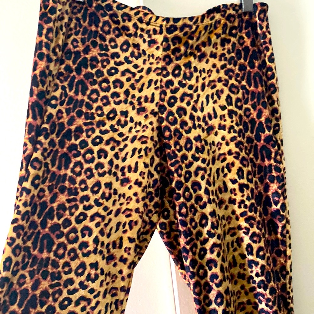 Luscious Leopard stretchy pants Medium